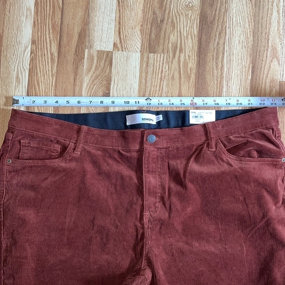 NWT Sonoma Straight corduroy Straight Leg Pants.  Size 24W. - Picture 4 of 8